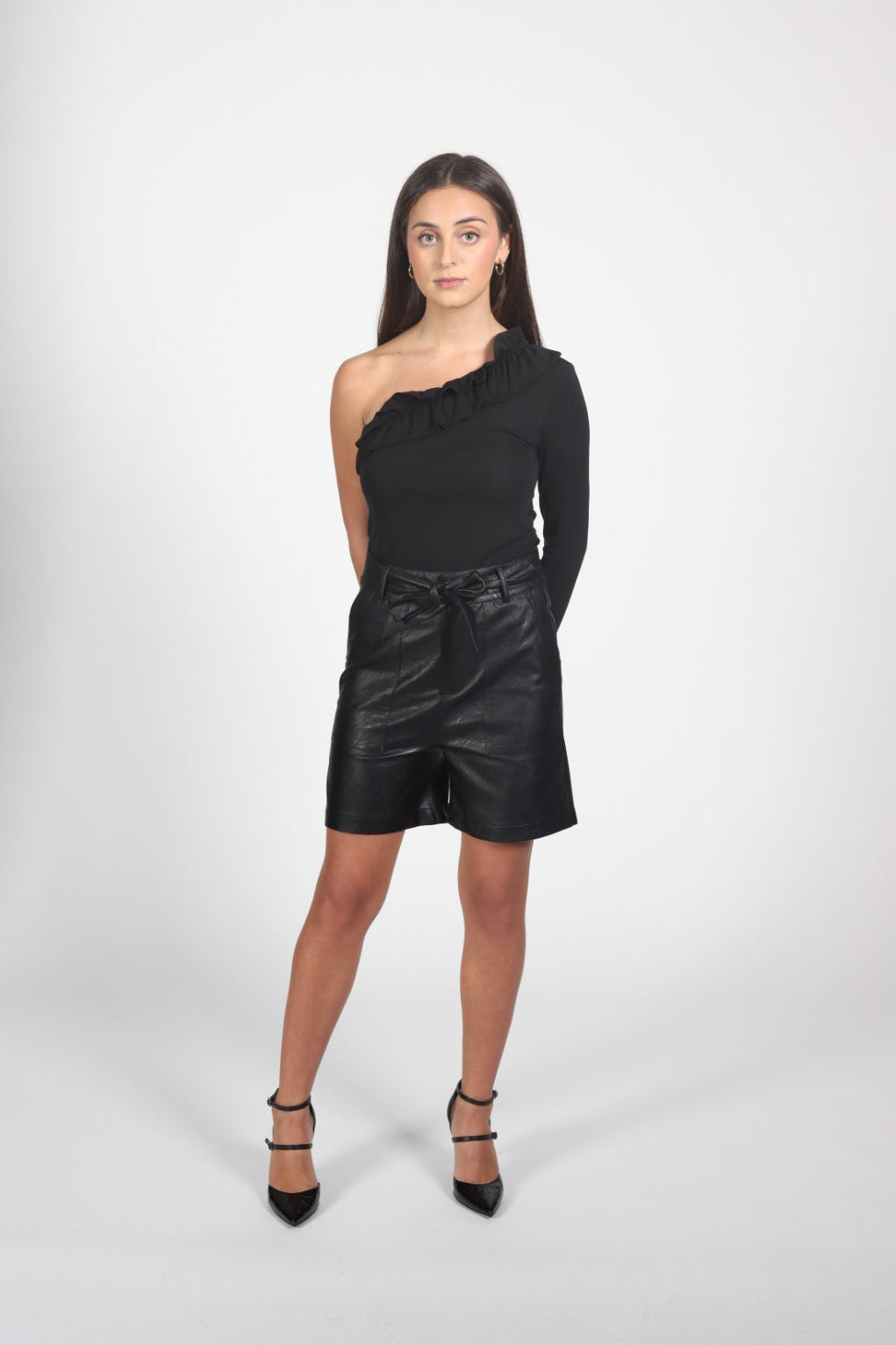 Desired Vegan Leather Shorts