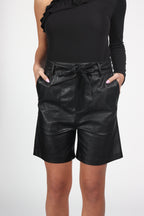 Desired Vegan Leather Shorts