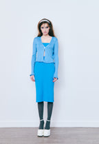 Ribbed Heart Cardigan