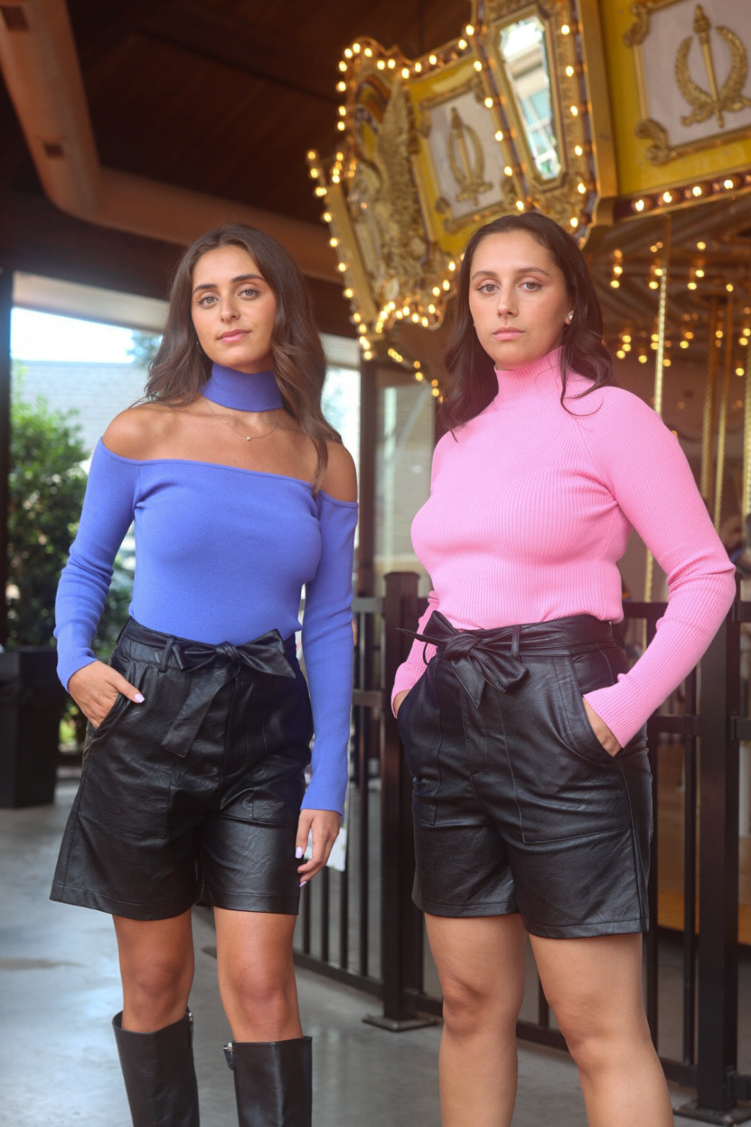 Desired Vegan Leather Shorts