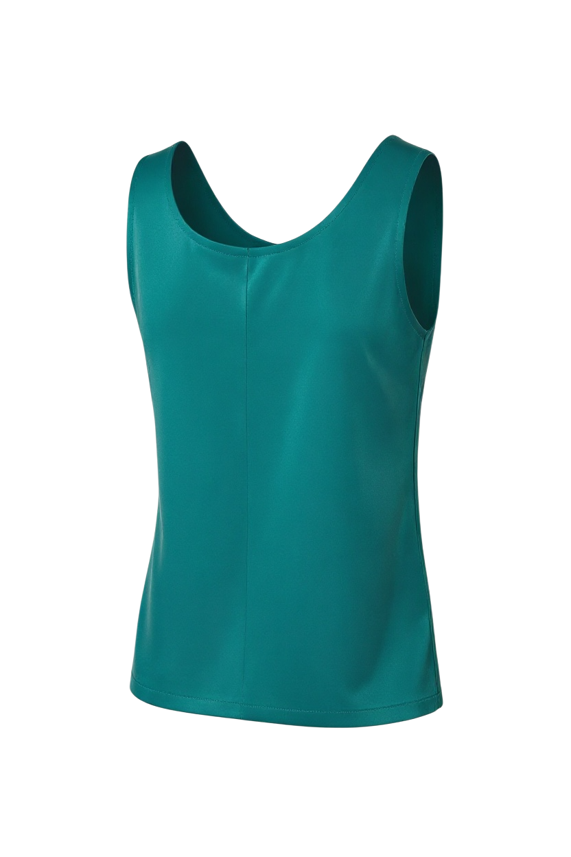 Satin Cinched Blouse