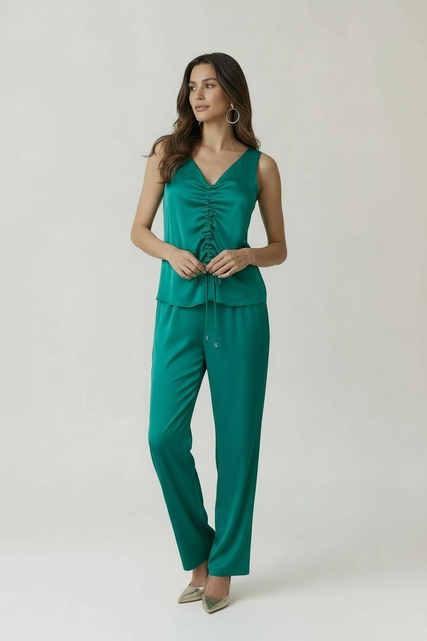Satin Pull-on Pant