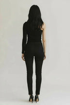 Flirtatious One-Sleeve Blouse