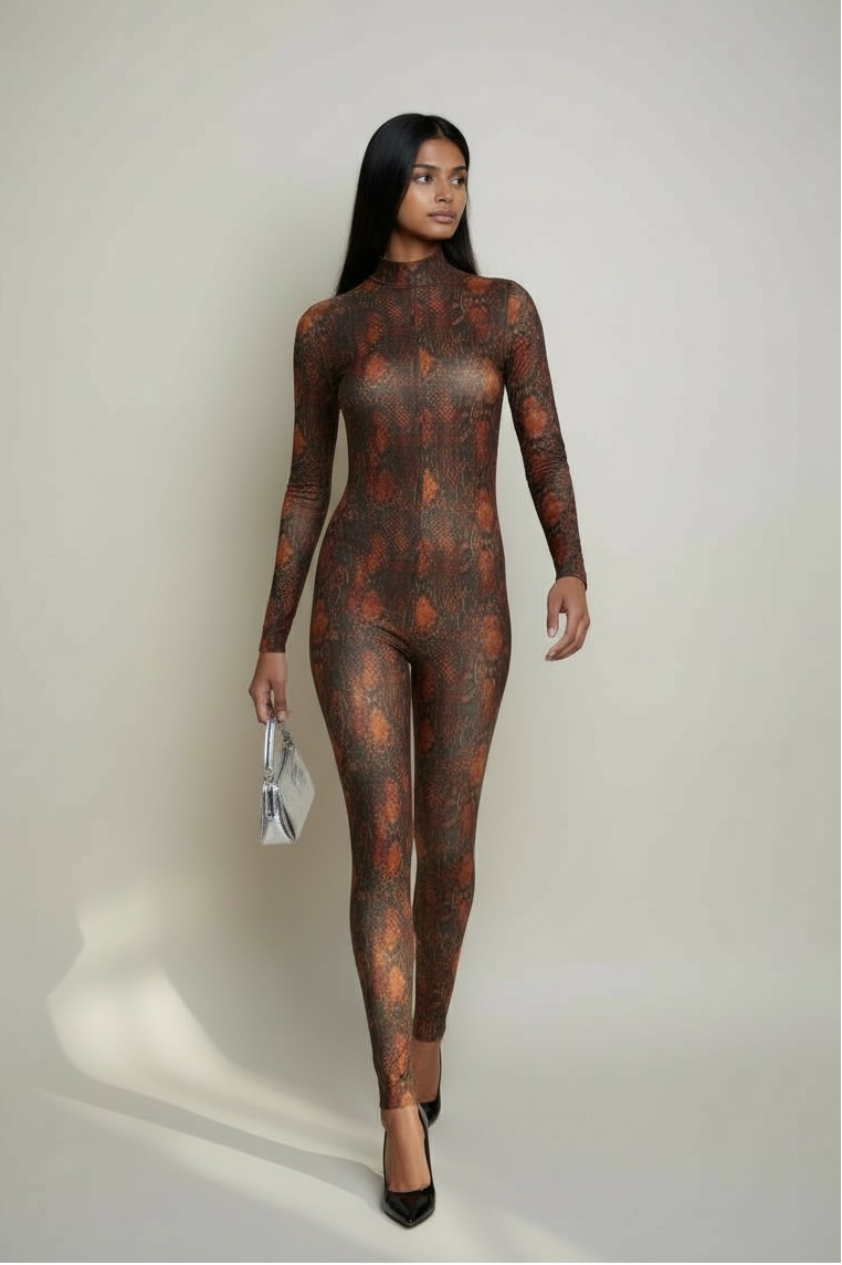 Snakeskin Catsuit