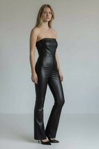 Vegan Leather Jumper