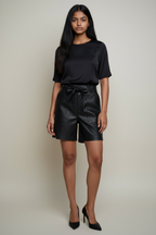 Desired Vegan Leather Shorts