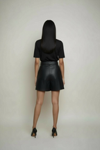Desired Vegan Leather Shorts