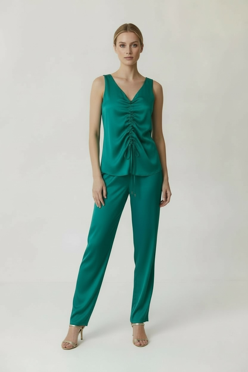 Satin Pull-on Pant