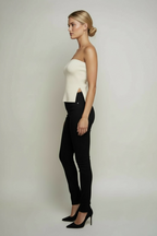 Ribbed Sweater Tube Top