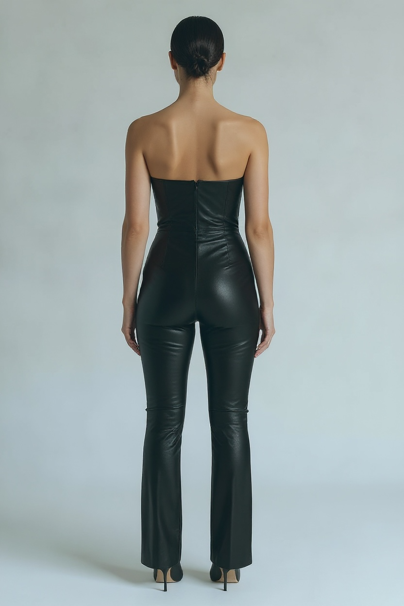 Vegan Leather Jumper