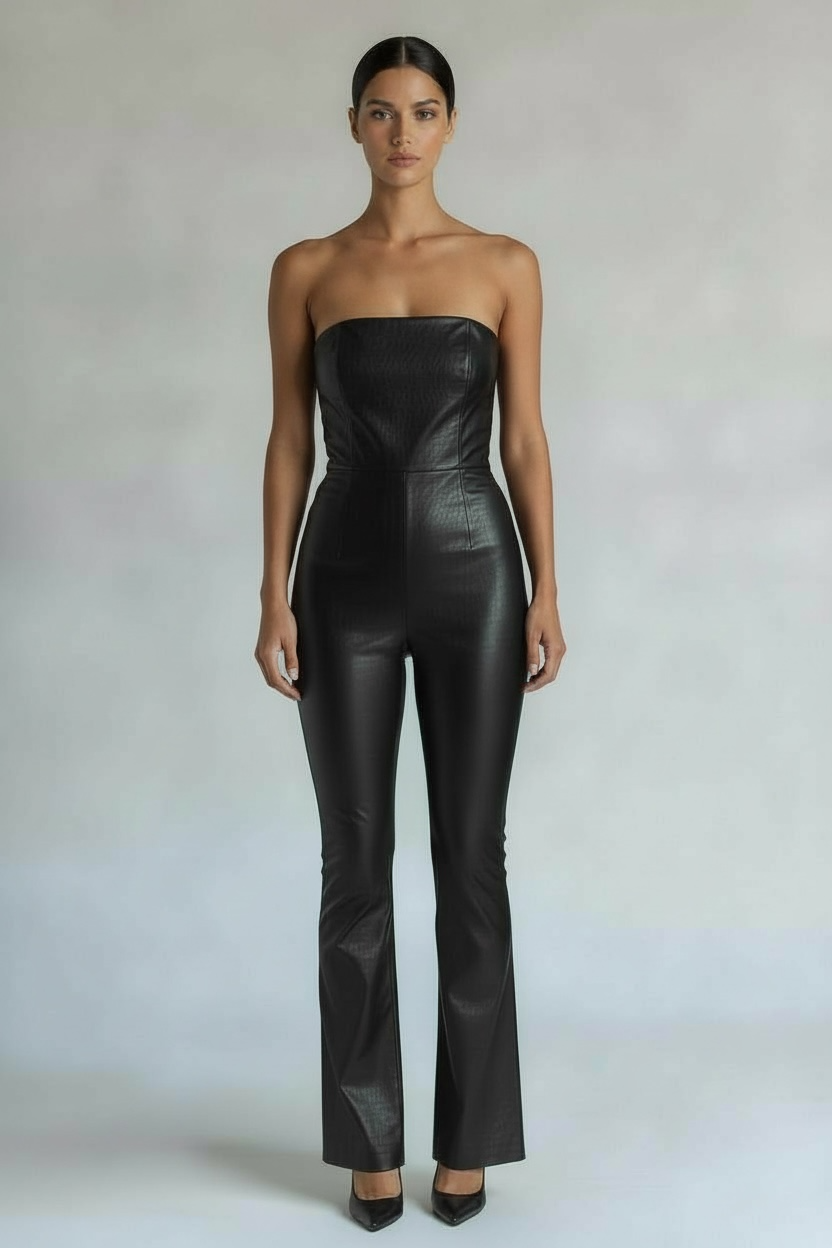 Vegan Leather Jumper