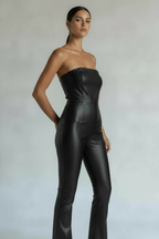 Vegan Leather Jumper