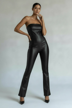 Vegan Leather Jumper