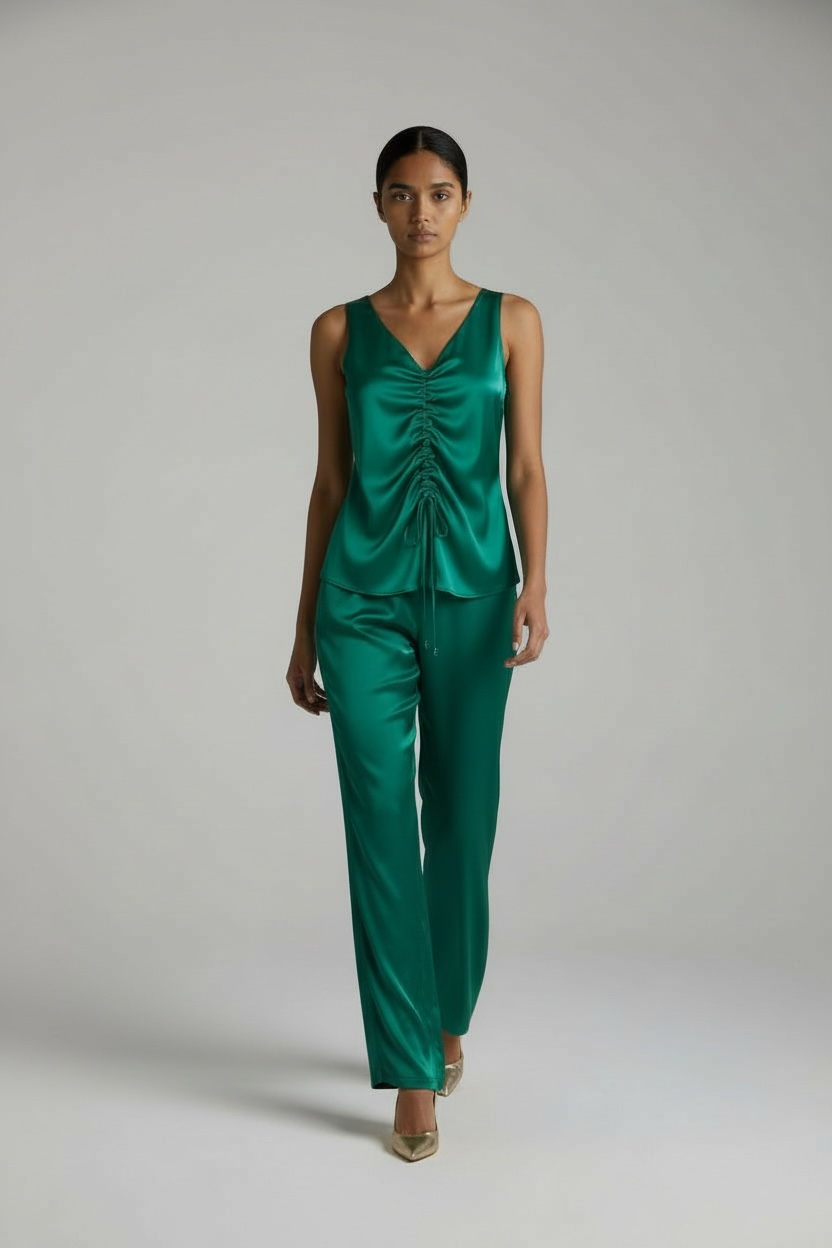 Satin Pull-on Pant