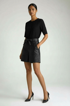 Desired Vegan Leather Shorts