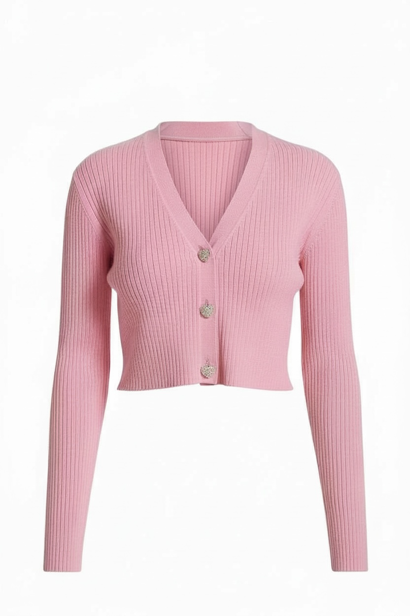 Sweetheart Cropped Cardigan