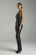 Vegan Leather Jumper