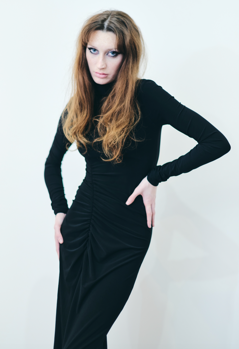 chinese dress ladies The Perfect Ruched Dress – Julianne Bartolotta
