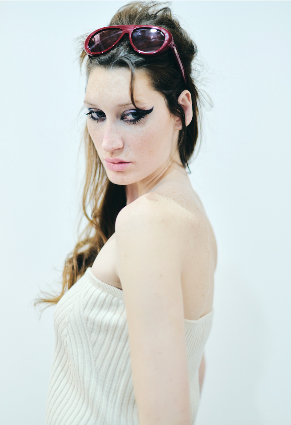 Ribbed Sweater Tube Top