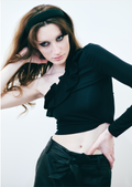 Flirtatious One-Sleeve Blouse