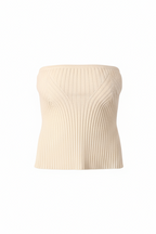 Ribbed Cropped Tube Top
