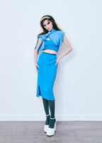 Ribbed Cropped Tube Top