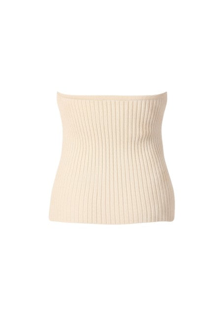 Ribbed Cropped Tube Top