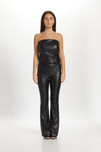 Vegan Leather Jumper