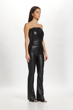 Vegan Leather Jumper