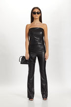 Vegan Leather Jumper